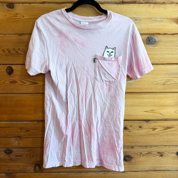RIPNDIP Lord Nermal Pink Pocket Tee Size S - Picture 1 of 6